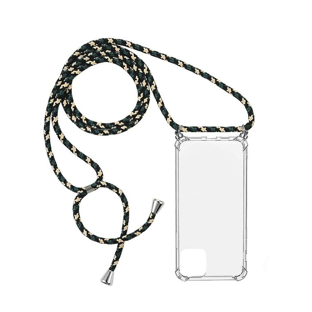 Pokrowiec Rope Case ze sznurkiem zielony Apple iPhone 12
