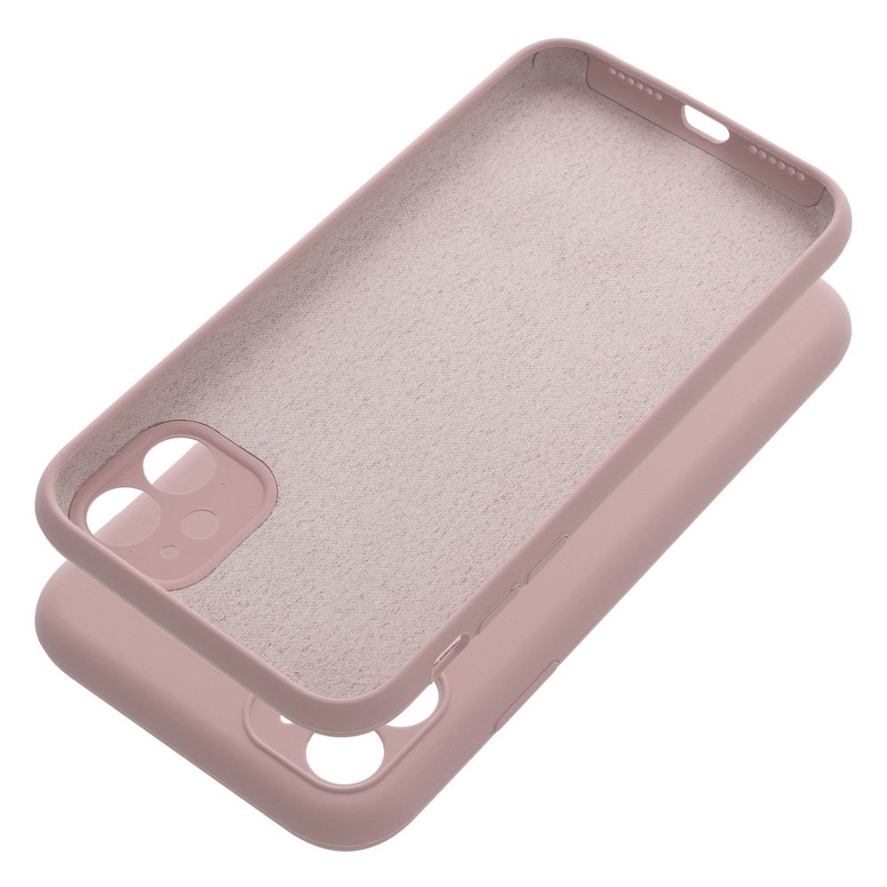 Pokrowiec Silicone 2mm jasnor�owy Apple iPhone 11 / 5