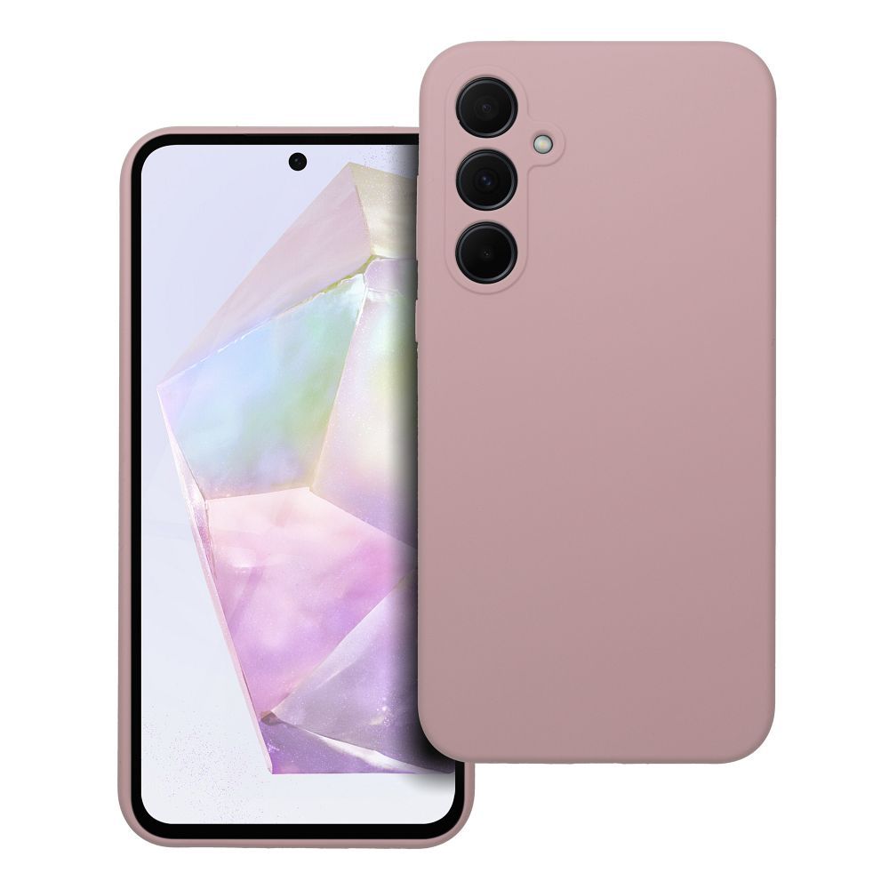 Pokrowiec Silicone 2mm jasnor�owy Samsung Galaxy A35 5G