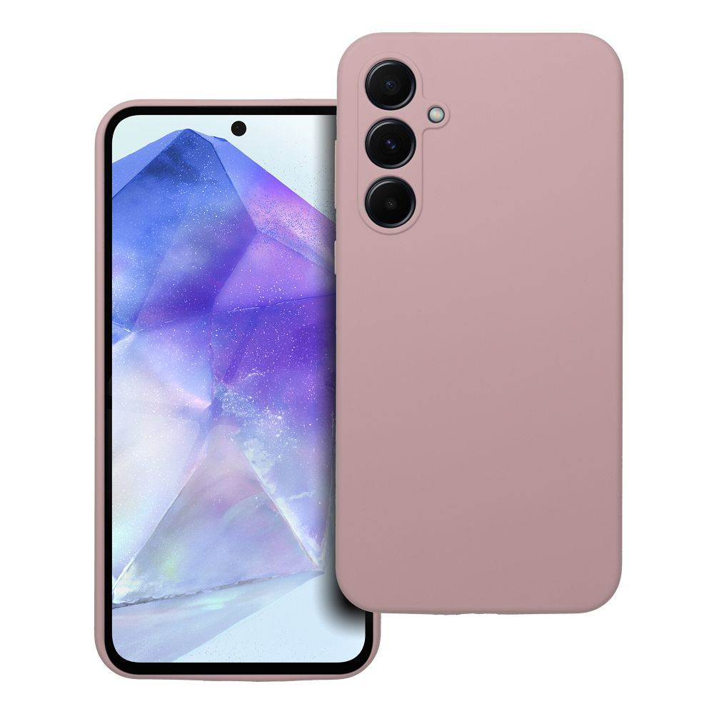 Pokrowiec Silicone 2mm jasnor�owy Samsung Galaxy A55 5G