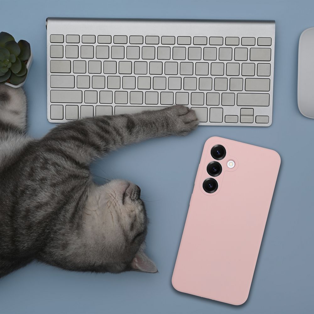 Pokrowiec Silicone 2mm jasnor�owy Xiaomi Redmi Note 15 5G / 3