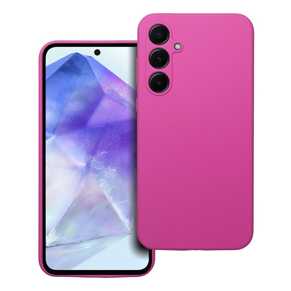 Pokrowiec Silicone 2mm r�owy Samsung Galaxy A55 5G