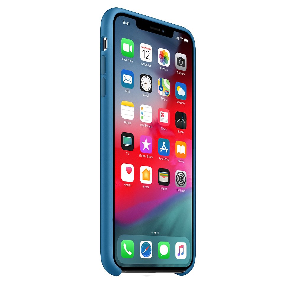 Pokrowiec Silicone Case ciemnoniebieski Apple iPhone XS Max / 2