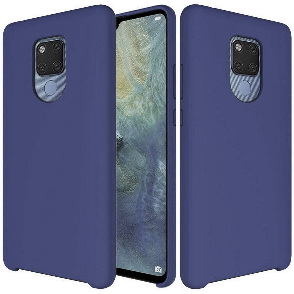 Pokrowiec Silicone Case ciemnoniebieski Huawei Mate 20
