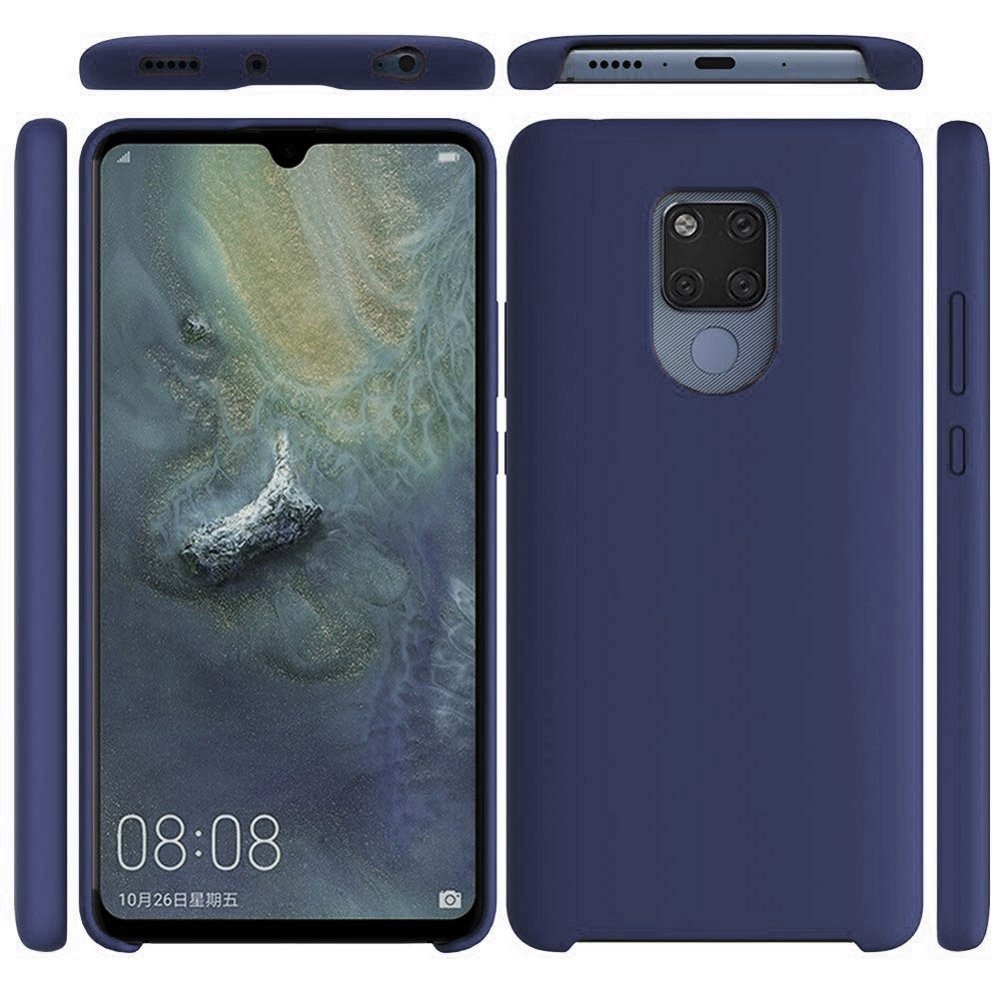 Pokrowiec Silicone Case ciemnoniebieski Huawei Mate 20 / 2