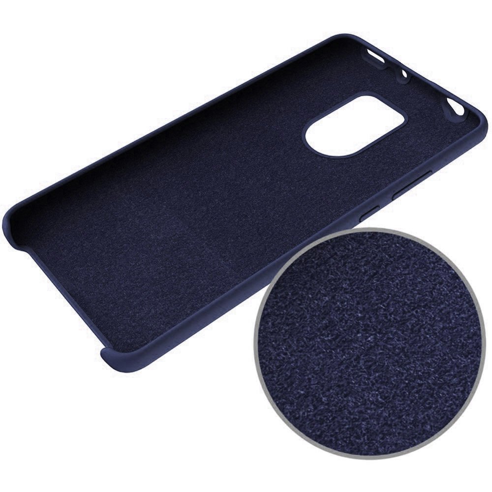 Pokrowiec Silicone Case ciemnoniebieski Huawei Mate 20 / 3