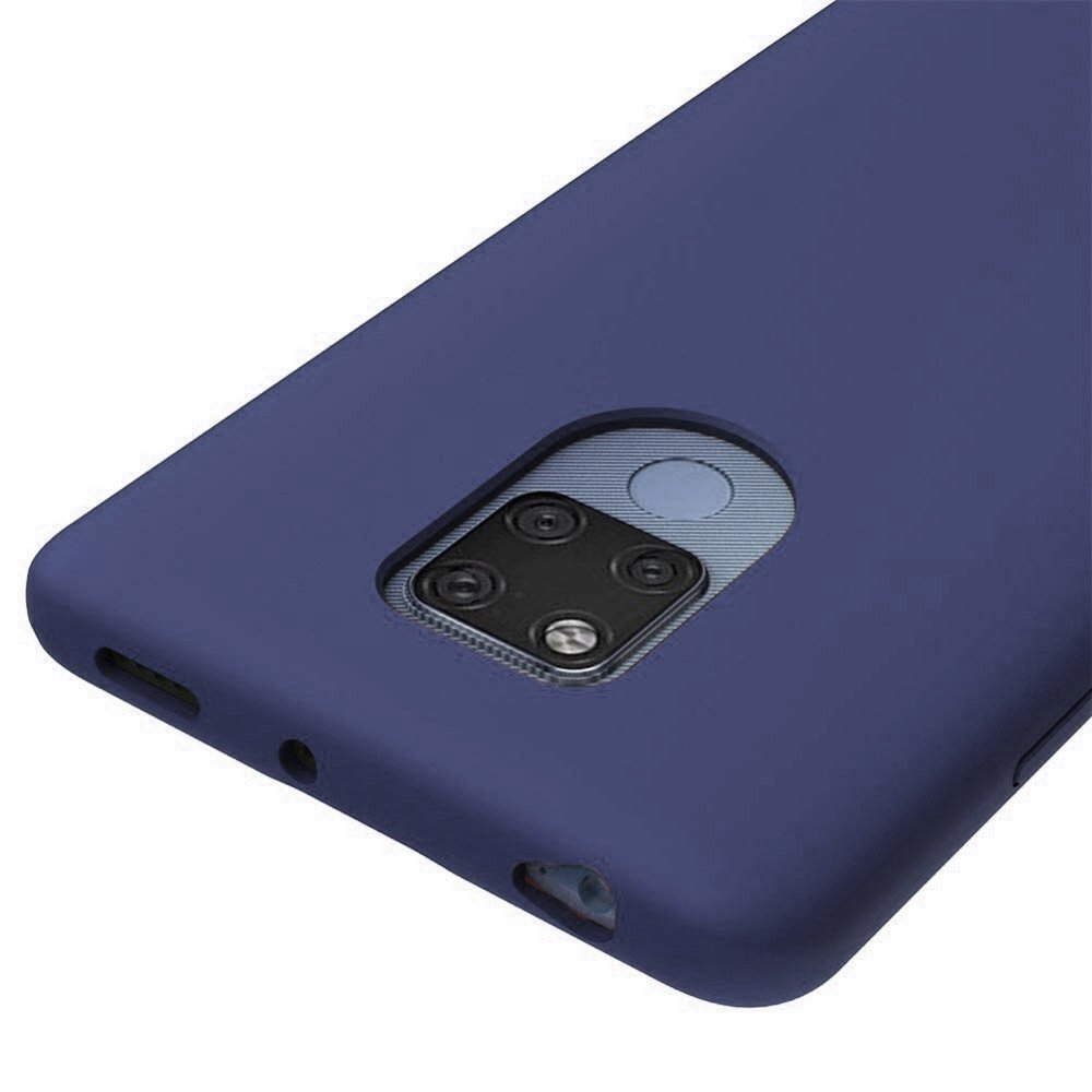 Pokrowiec Silicone Case ciemnoniebieski Huawei Mate 20 / 5