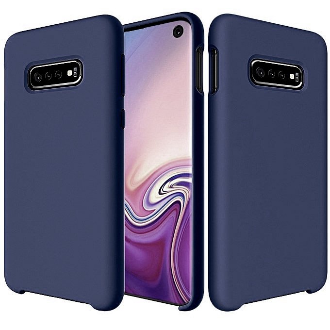 Pokrowiec Silicone Case ciemnoniebieski Samsung Galaxy S10