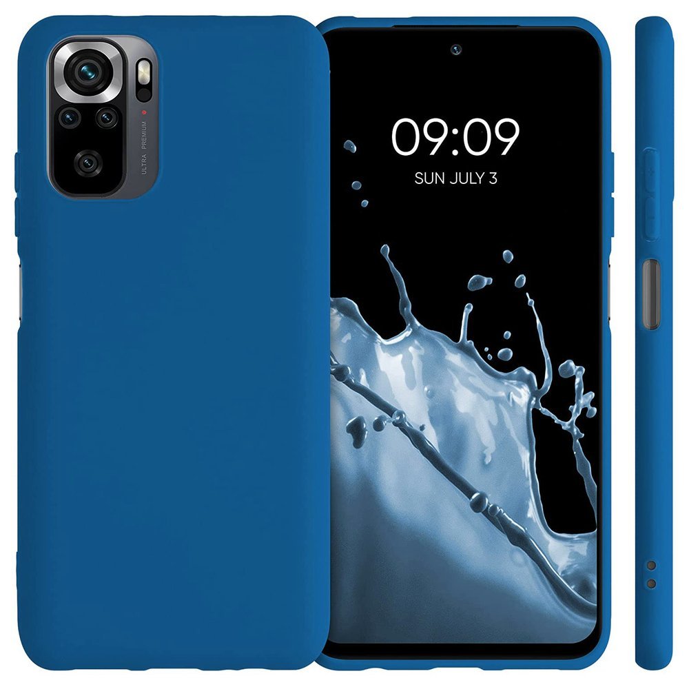 Pokrowiec Silicone Case ciemnoniebieski Xiaomi Redmi Note 10 / 4