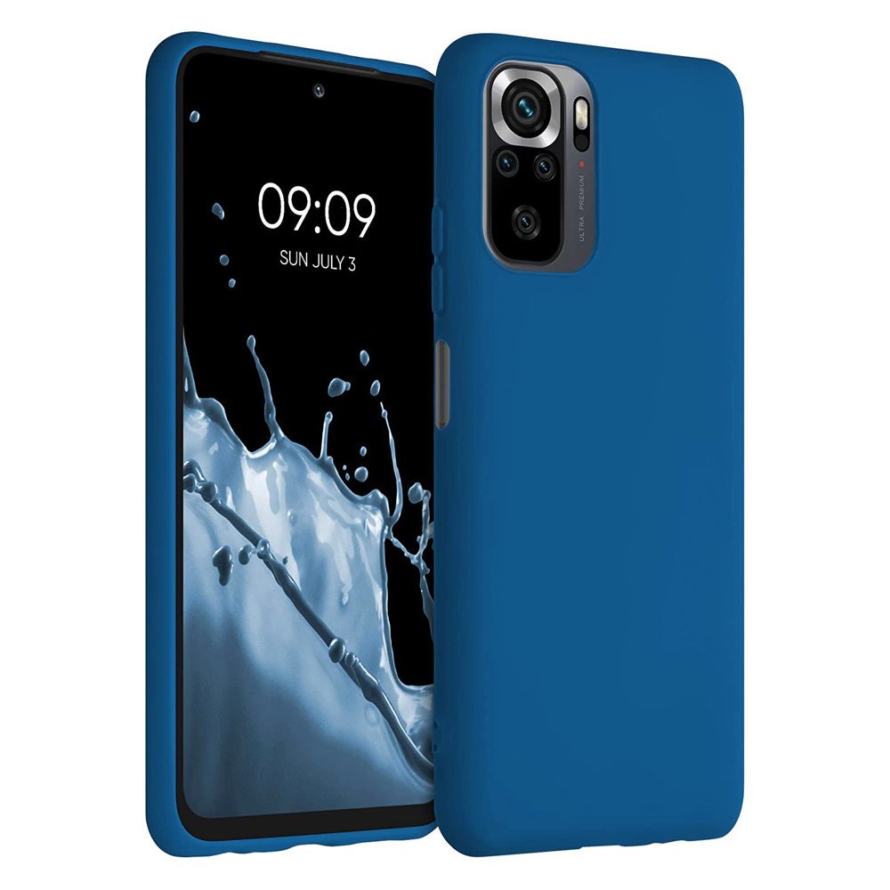 Pokrowiec Silicone Case ciemnoniebieski Xiaomi Redmi Note 10 Pro