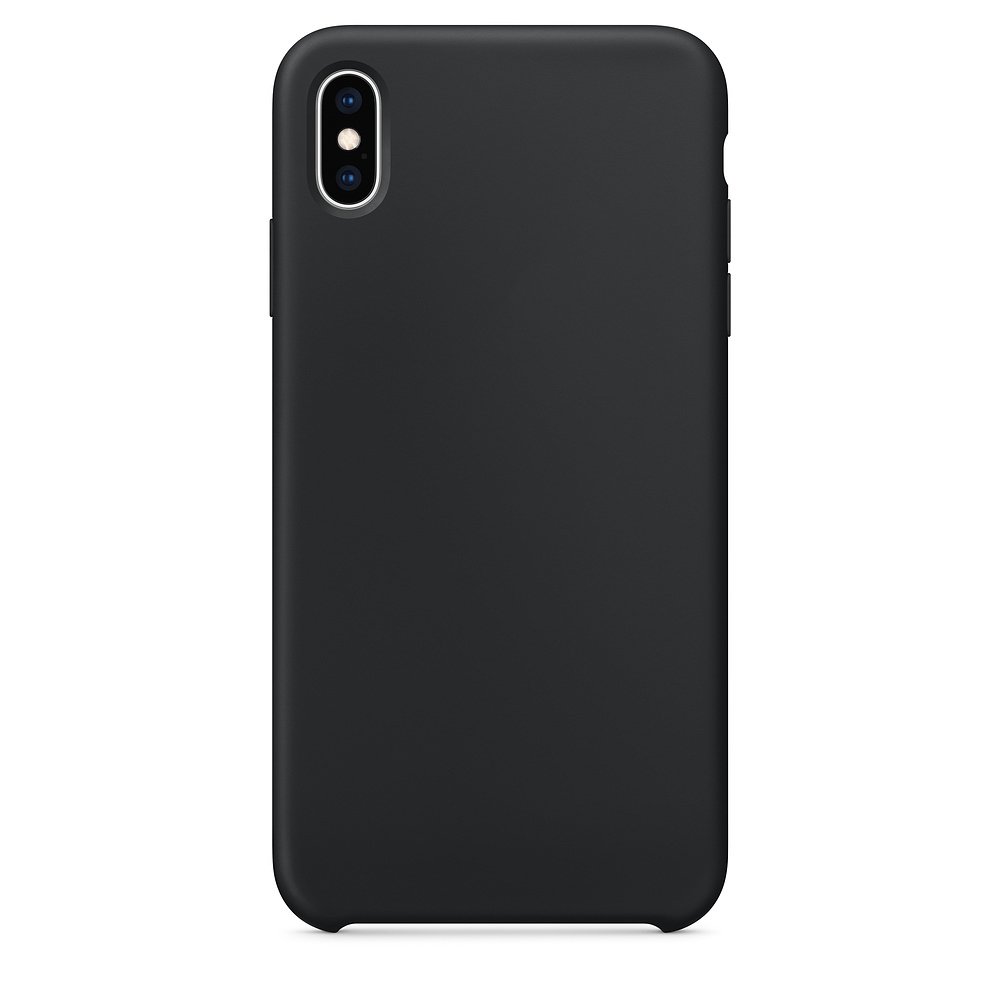 Pokrowiec Silicone Case czarny Apple iPhone XS Max / 3