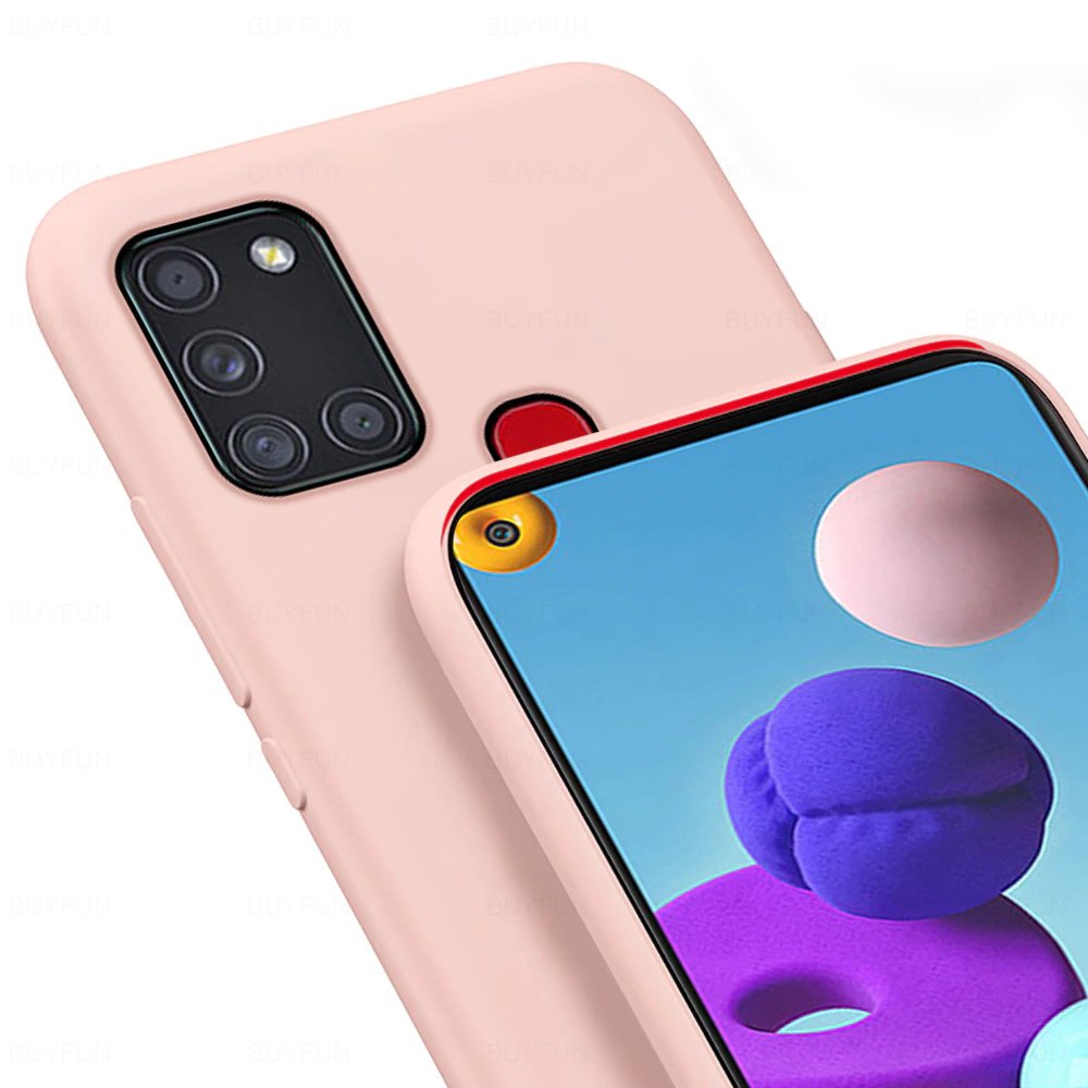 Pokrowiec Silicone Case czarny Samsung Galaxy A21s / 9