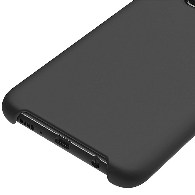 Pokrowiec Silicone Case czarny Samsung Galaxy S10 / 3