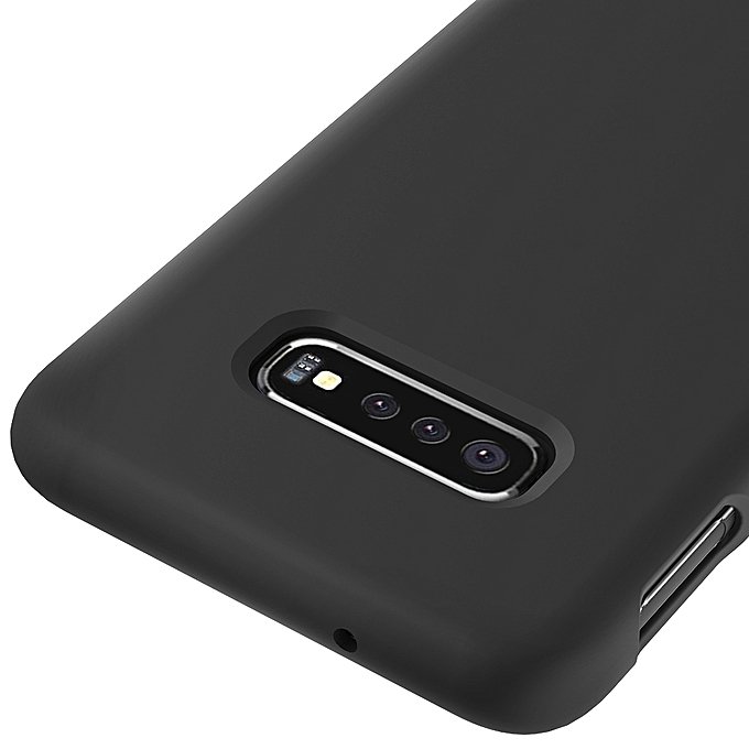 Pokrowiec Silicone Case czarny Samsung Galaxy S10 / 4