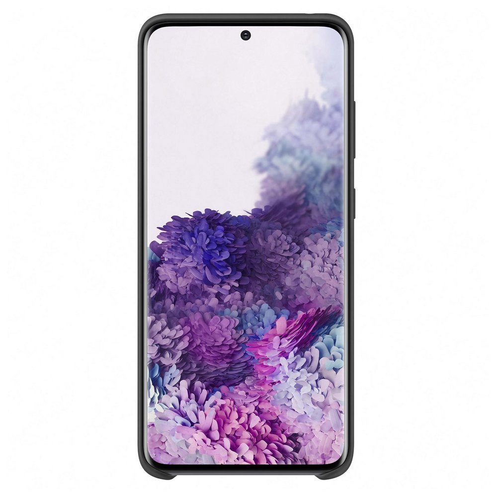 Pokrowiec Silicone Case czarny Samsung Galaxy S20 / 3