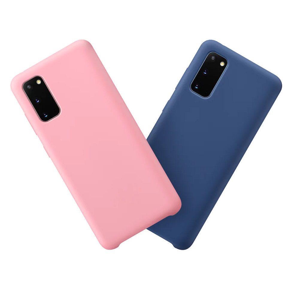 Pokrowiec Silicone Case czarny Samsung Galaxy S20 / 4