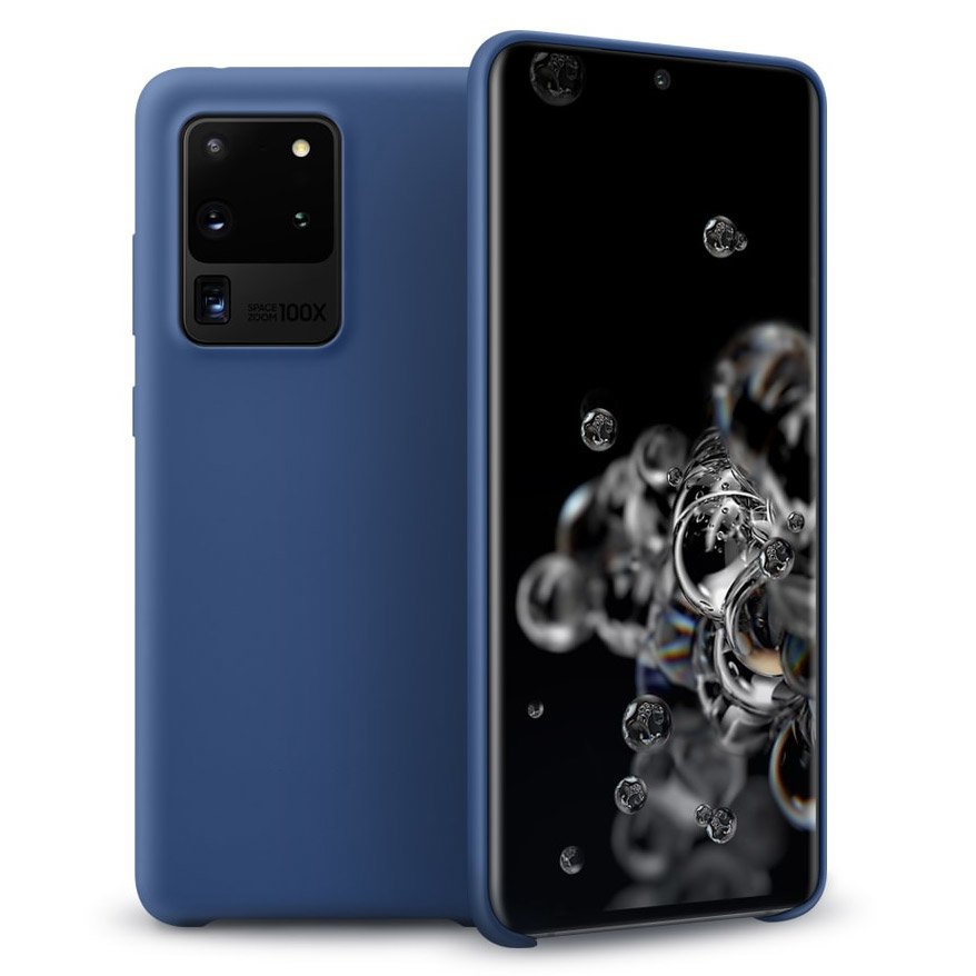 Pokrowiec Silicone Case czarny Samsung galaxy S20 Ultra / 6