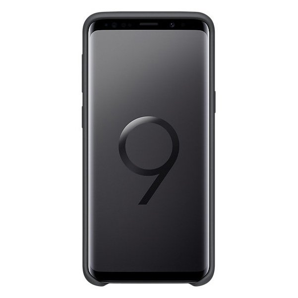 Pokrowiec Silicone Case czarny Samsung Galaxy S9 / 3