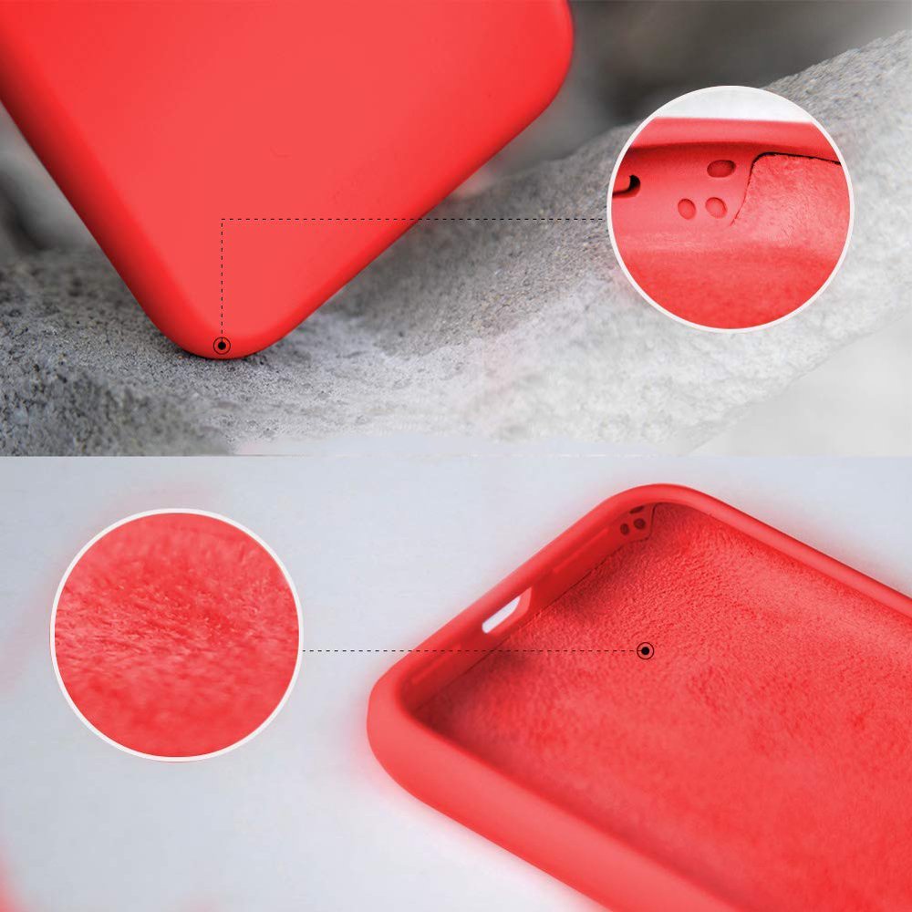 Pokrowiec Silicone Case czerwony Apple iPhone XR / 2