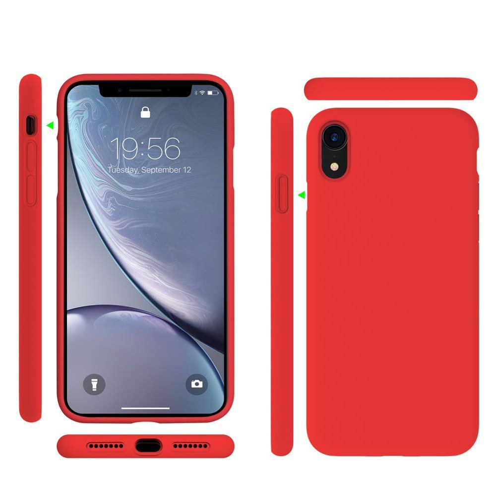 Pokrowiec Silicone Case czerwony Apple iPhone XR / 5