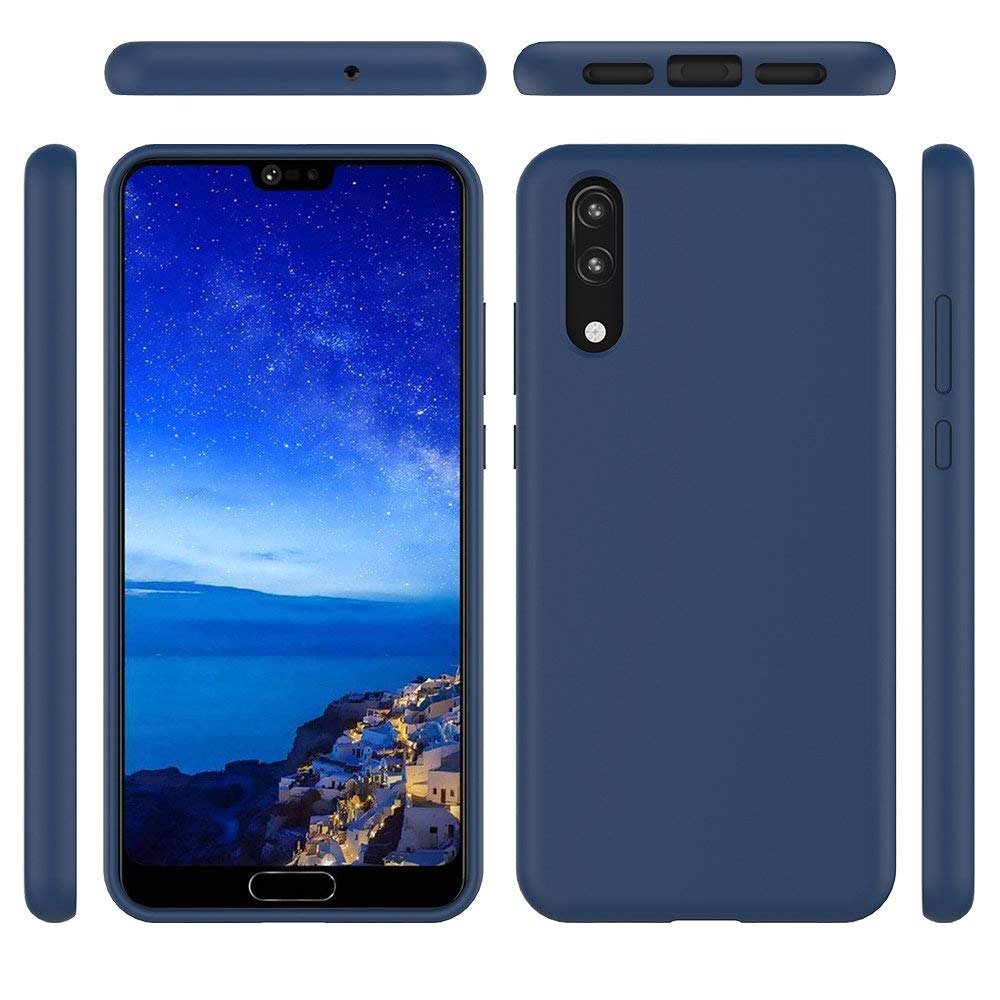 Pokrowiec Silicone Case czerwony Huawei P20 Lite / 5