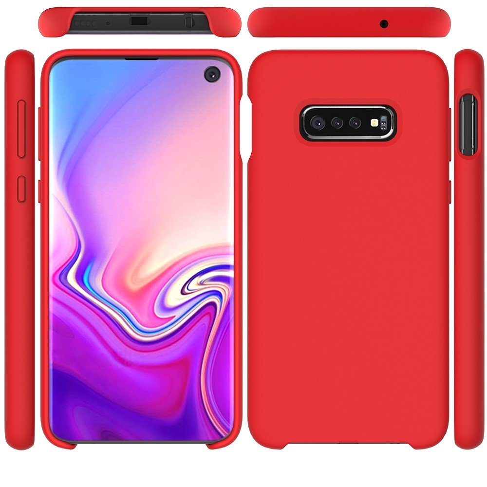 Pokrowiec Silicone Case czerwony Samsung Galaxy S10 / 5