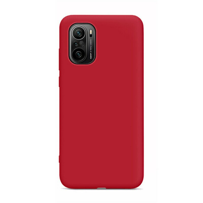 Pokrowiec Silicone Case czerwony Xiaomi Redmi K40 Pro Plus