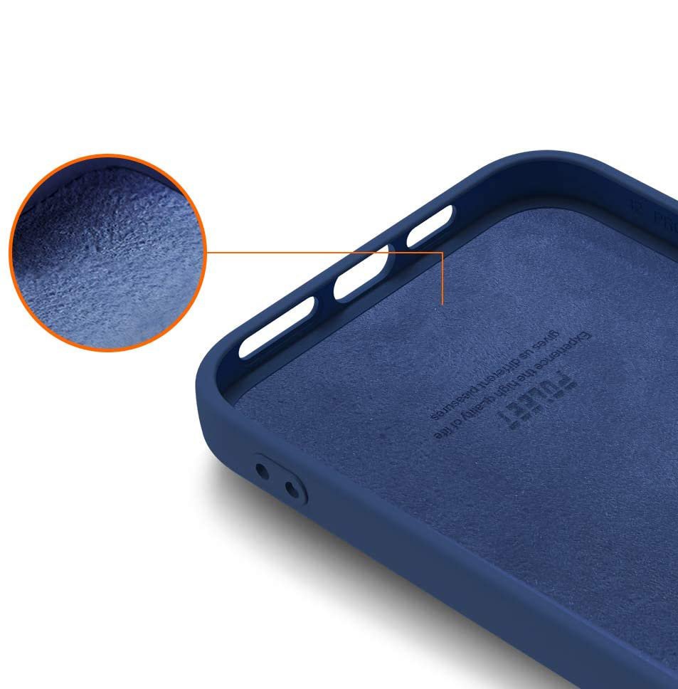 Pokrowiec Silicone Case niebieski Apple iPhone 12 Pro Max / 7