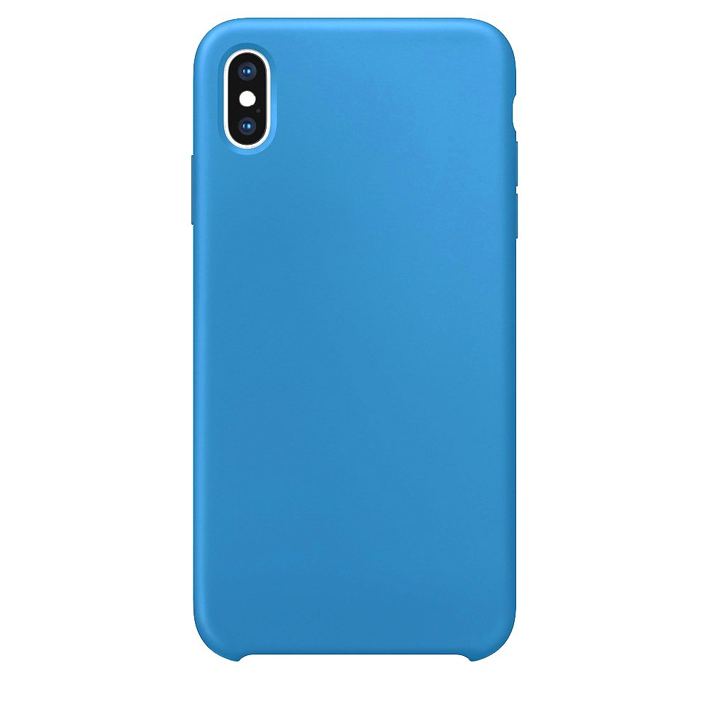 Pokrowiec Silicone Case niebieski Apple iPhone XS Max / 3