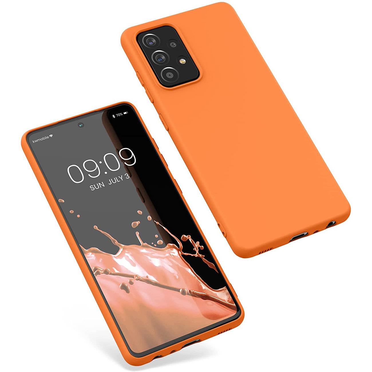 Pokrowiec Silicone Case niebieski Samsung Galaxy A03s / 5