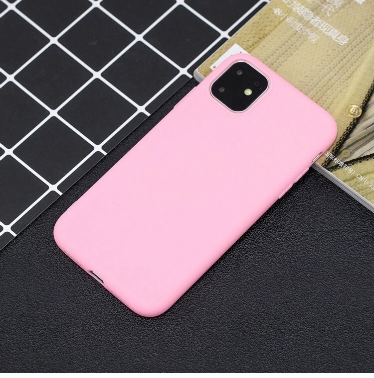Pokrowiec Silicone Case r�owy Apple iPhone 11 / 3