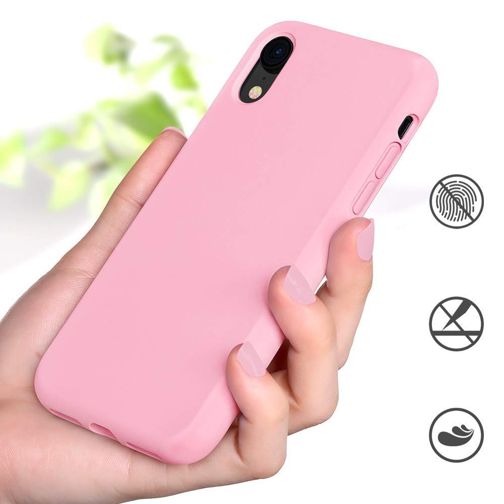 Pokrowiec Silicone Case r�owy Apple iPhone XR / 5