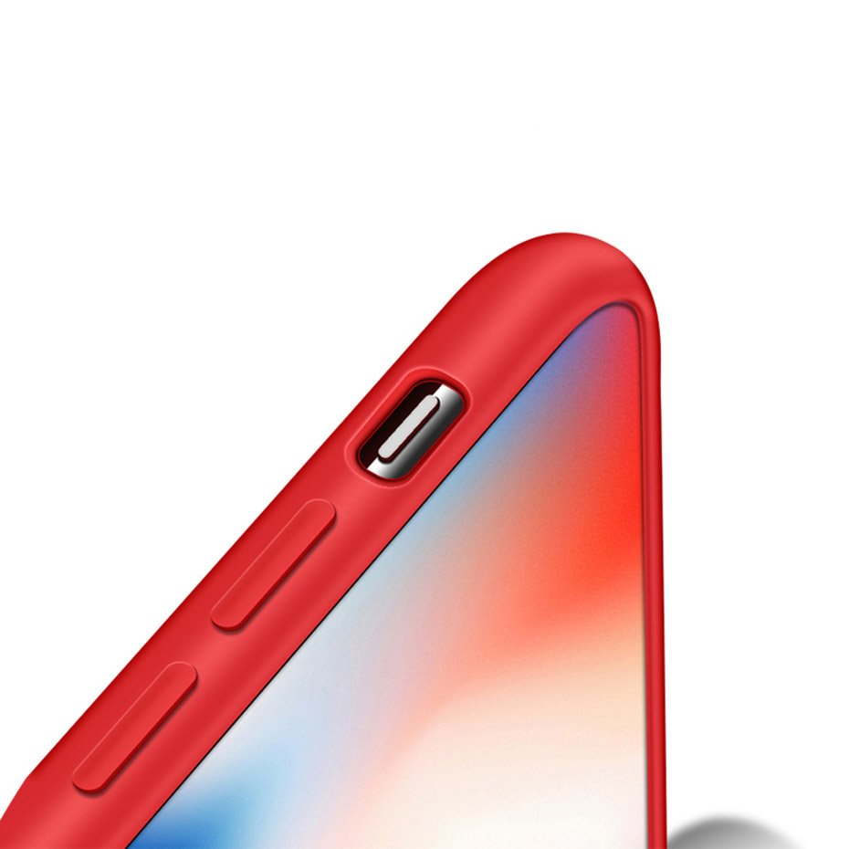 Pokrowiec Silicone Case r�owy Apple iPhone XS / 6
