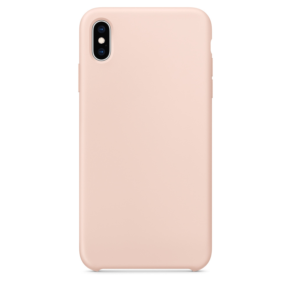 Pokrowiec Silicone Case rowy Apple iPhone XS Max / 3