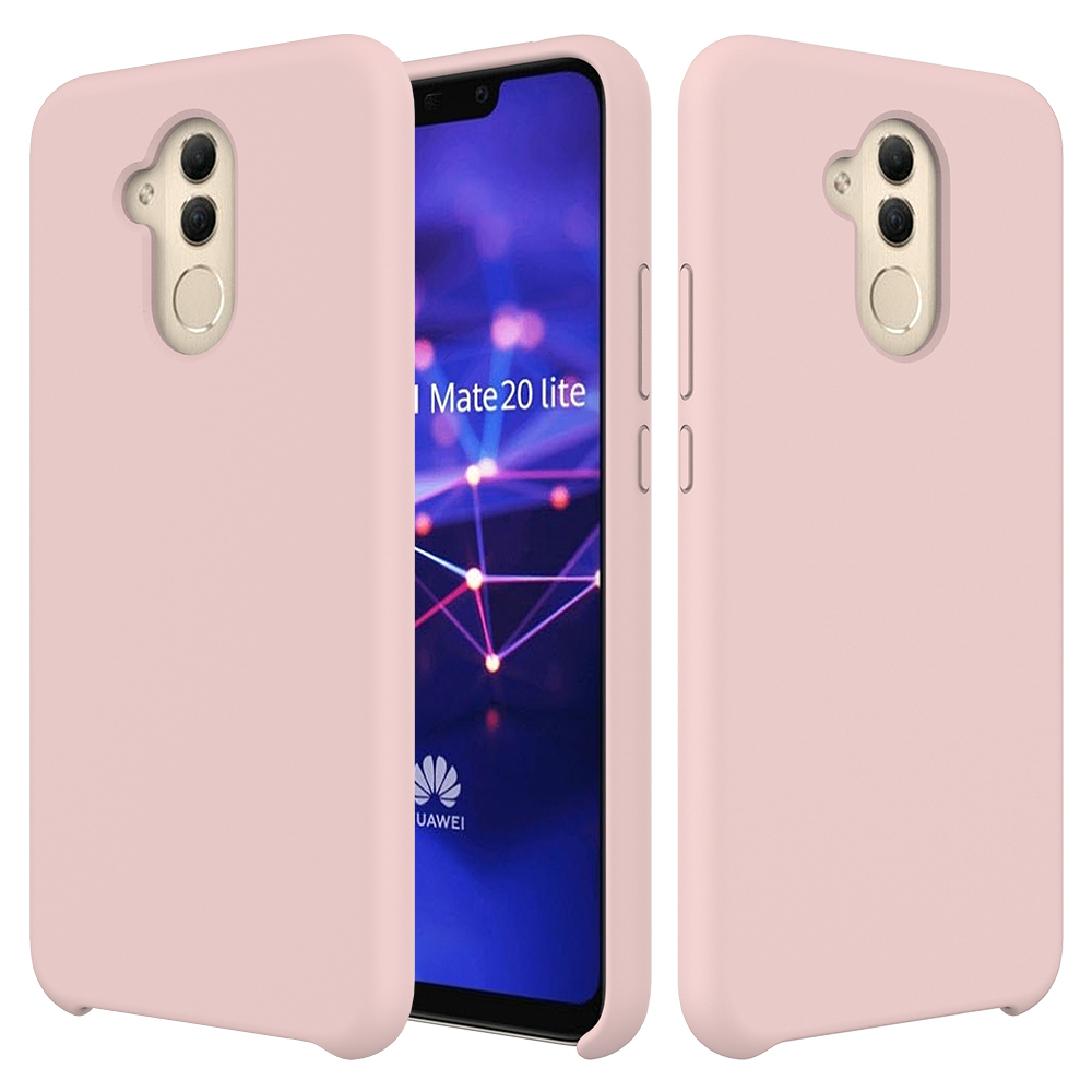 Pokrowiec Silicone Case r�owy Huawei Mate 20 Lite