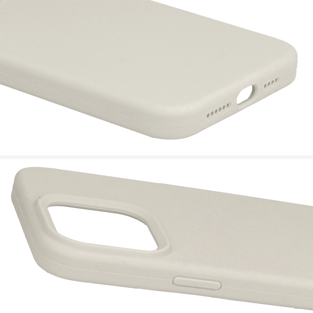 Pokrowiec Silicone Lite Case beowy Xiaomi Redmi Note 8 Pro / 5