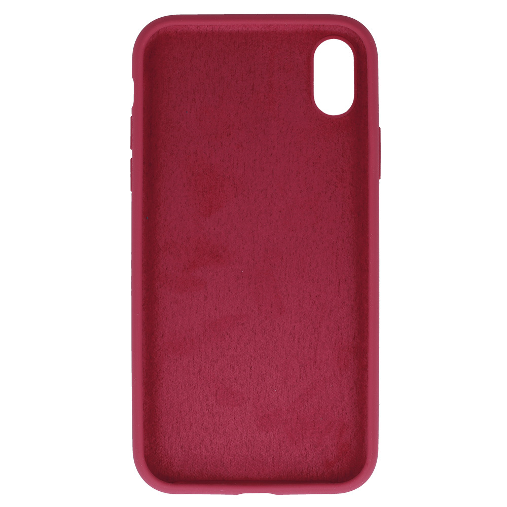 Pokrowiec Silicone Lite Case bordowy Apple iPhone XR / 3