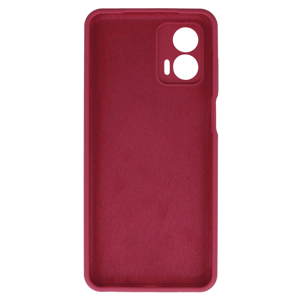 Pokrowiec Silicone Lite Case bordowy Motorola Moto G73 / 3