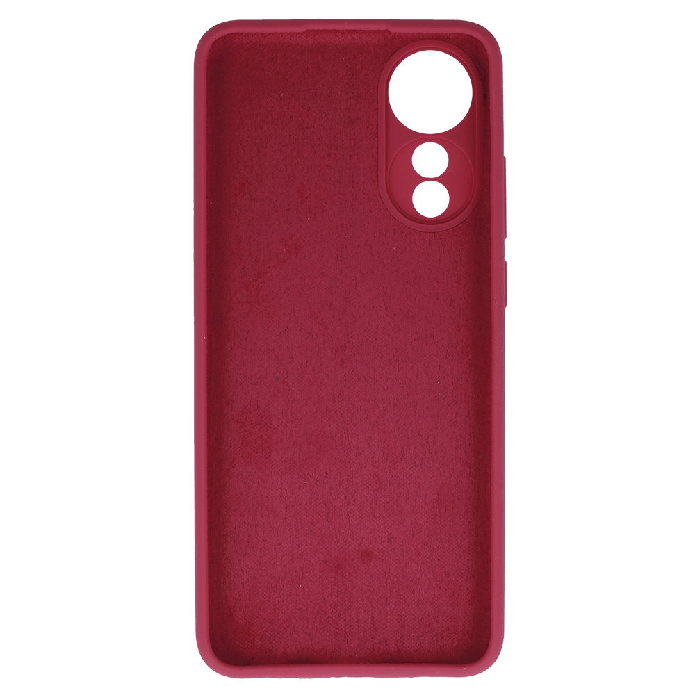 Pokrowiec Silicone Lite Case bordowy Oppo A78 4G / 3
