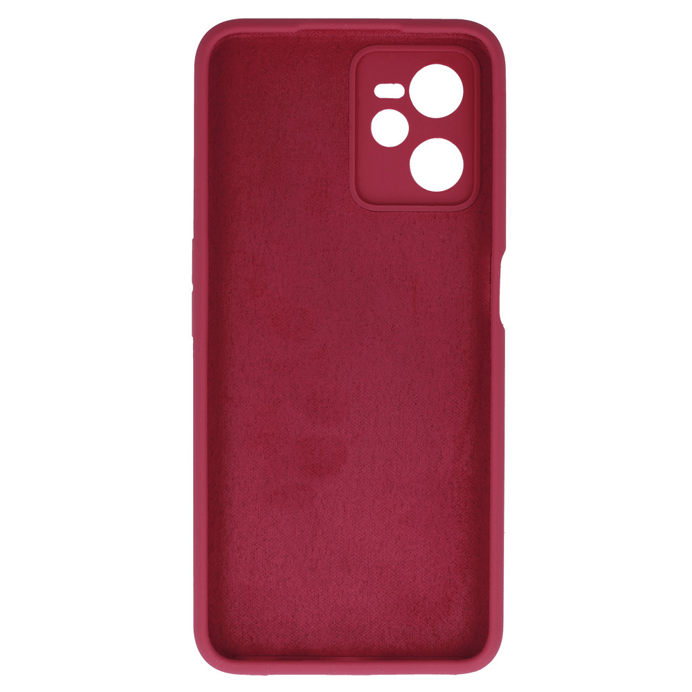 Pokrowiec Silicone Lite Case bordowy Realme C35 / 3