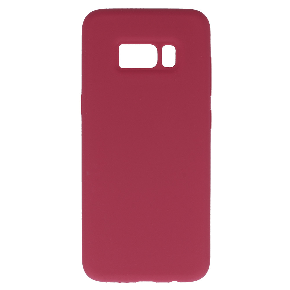 Pokrowiec Silicone Lite Case bordowy Samsung Galaxy S8 / 2