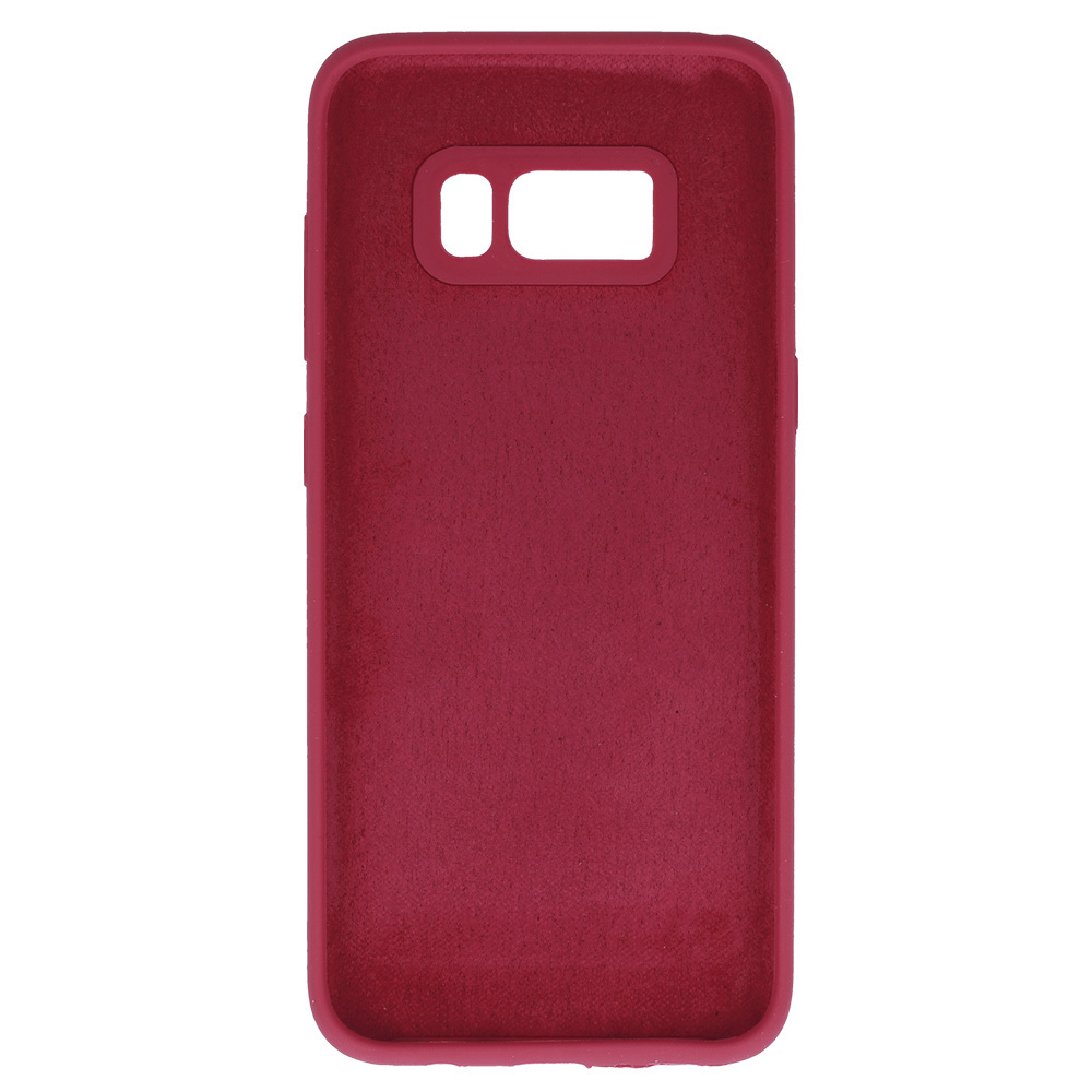 Pokrowiec Silicone Lite Case bordowy Samsung Galaxy S8 / 3
