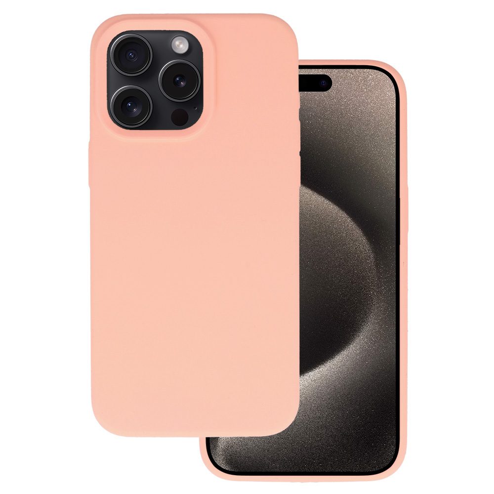 Pokrowiec Silicone Lite Case brzoskwiniowy Apple iPhone SE 2020