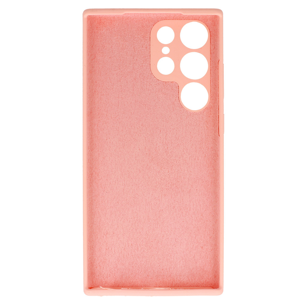 Pokrowiec Silicone Lite Case brzoskwiniowy Samsung Galaxy S22 Ultra / 3