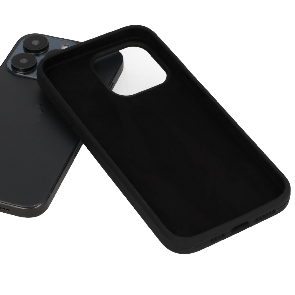 Pokrowiec Silicone Lite Case czarny Samsung Galaxy J4 Plus / 4