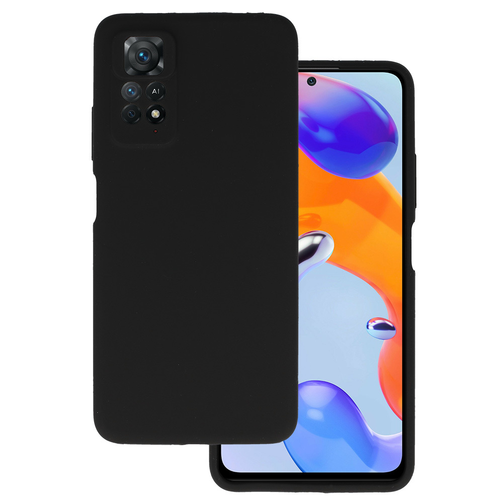 Pokrowiec Silicone Lite Case czarny Xiaomi Redmi Note 11 Pro 5G