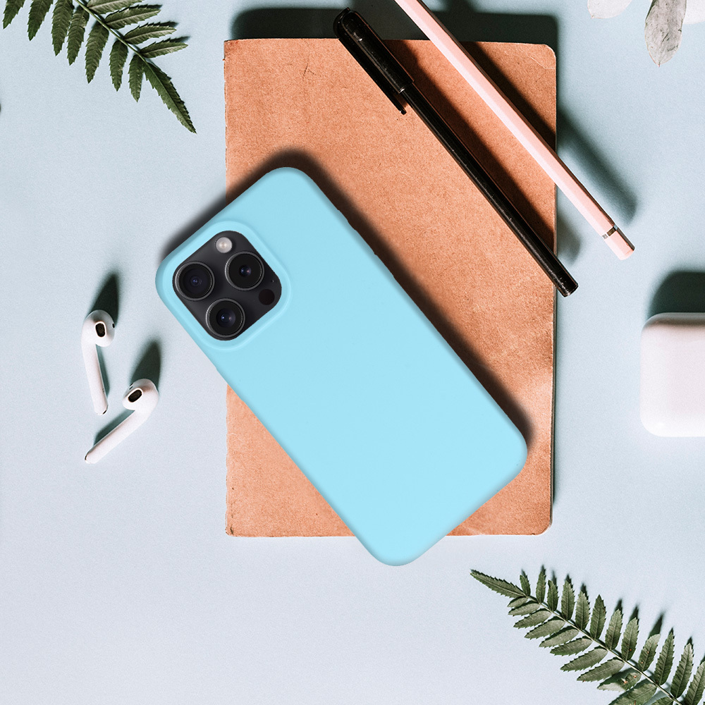 Pokrowiec Silicone Lite Case jasnoniebieski Apple iPhone 12 / 6