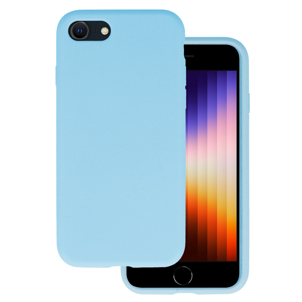 Pokrowiec Silicone Lite Case jasnoniebieski Apple iPhone SE 2022