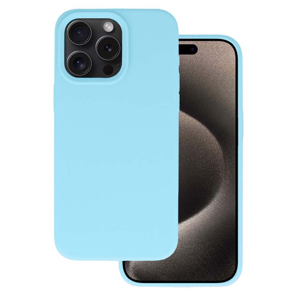 Pokrowiec Silicone Lite Case jasnoniebieski Apple iPhone X