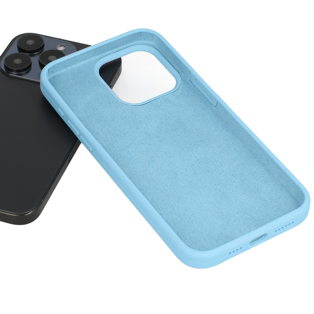 Pokrowiec Silicone Lite Case jasnoniebieski Apple iPhone X / 4